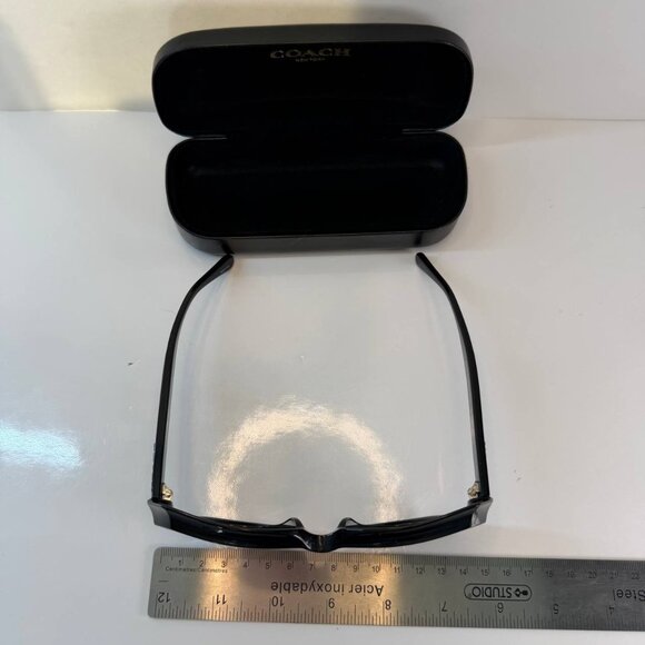 Coach HC8193 – Dark Grey Glitter Sunglasses - Picture 4 of 13